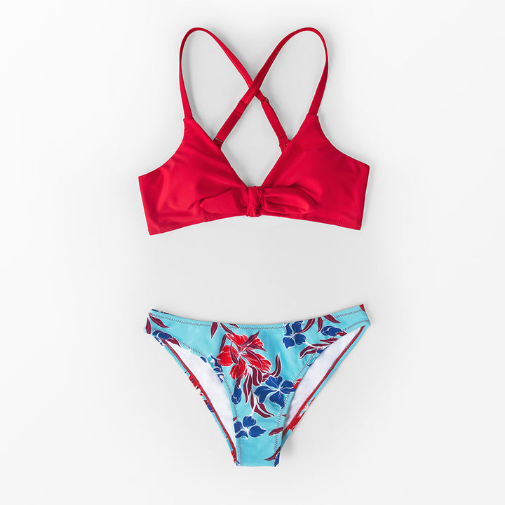 Bikini 2 pezzi con motivo floreale