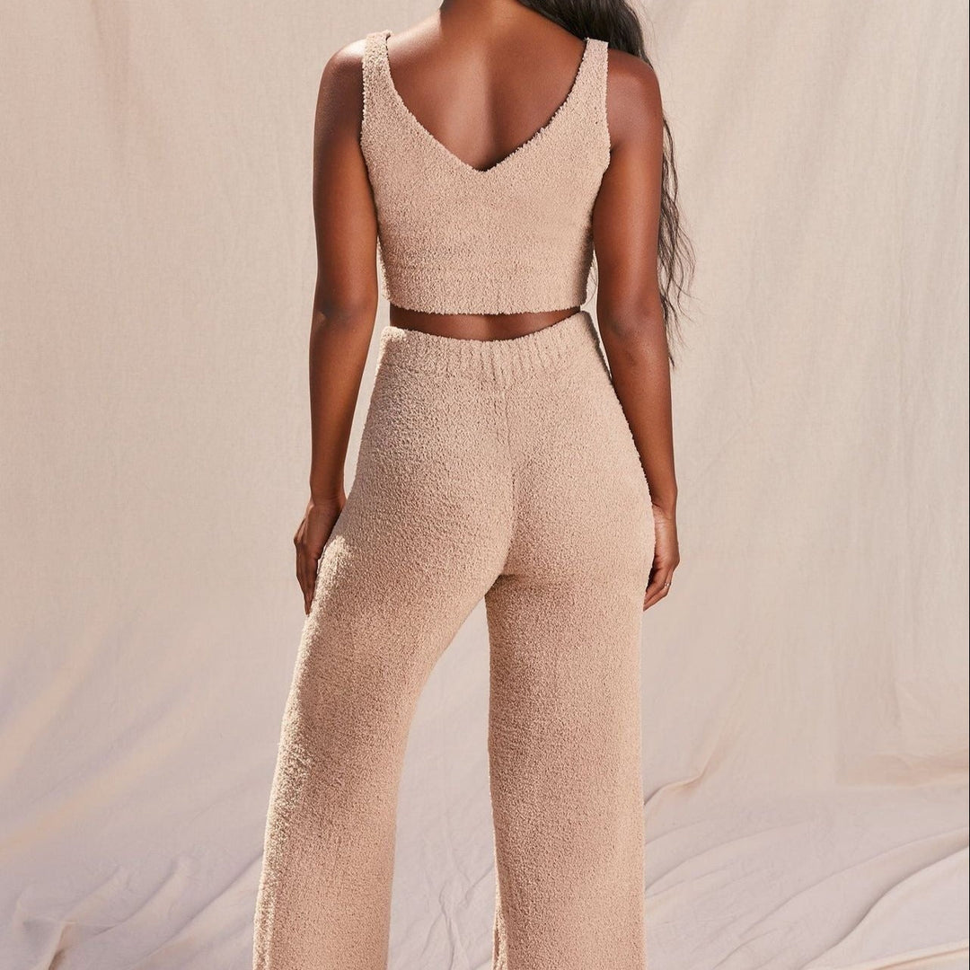 Completo intimo in cotone con spalline