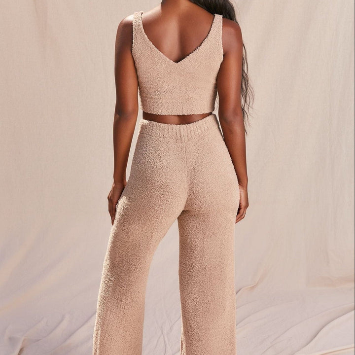 Completo intimo in cotone con spalline