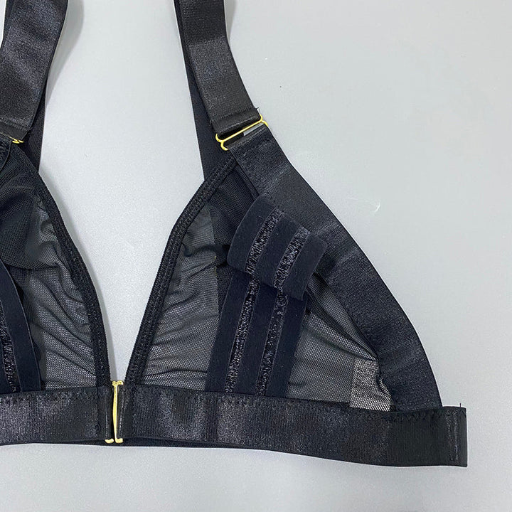 Completo intimo 3 pezzi a righe