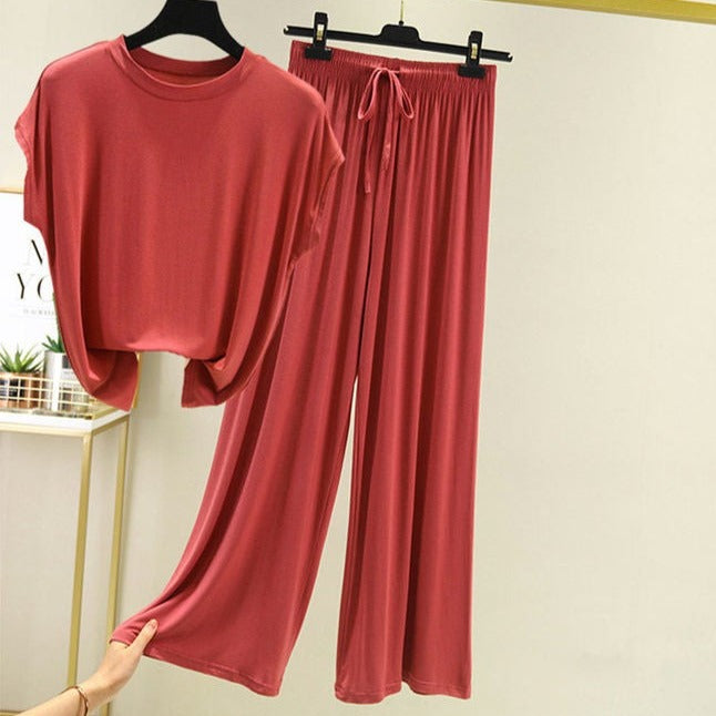 Completo di abbigliamento da casa in cotone