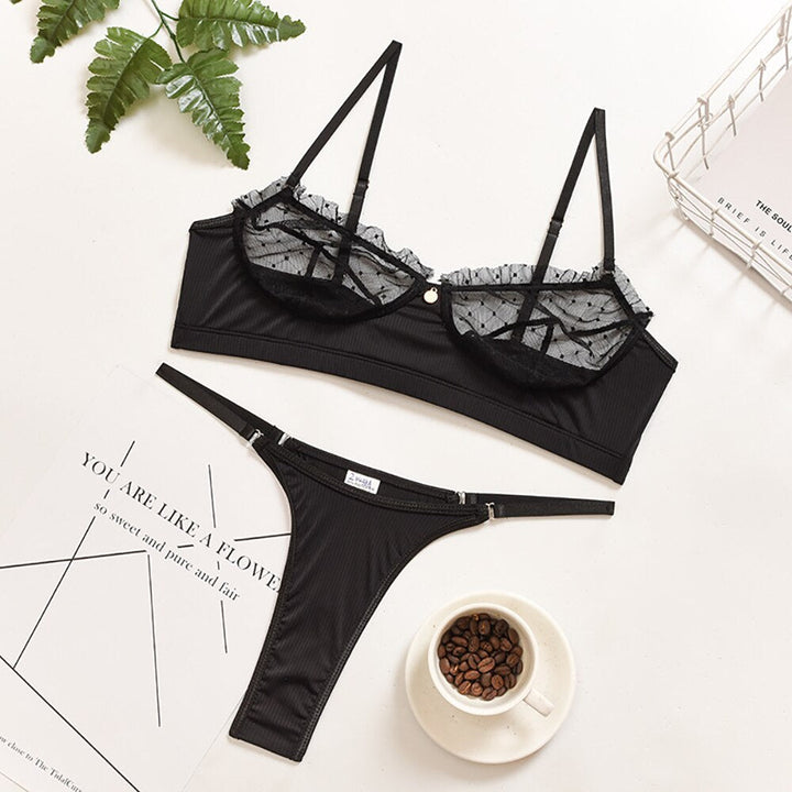 Completo intimo trasparente
