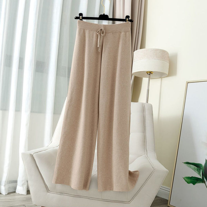 Pantaloni in jersey ampi con gamba dritta