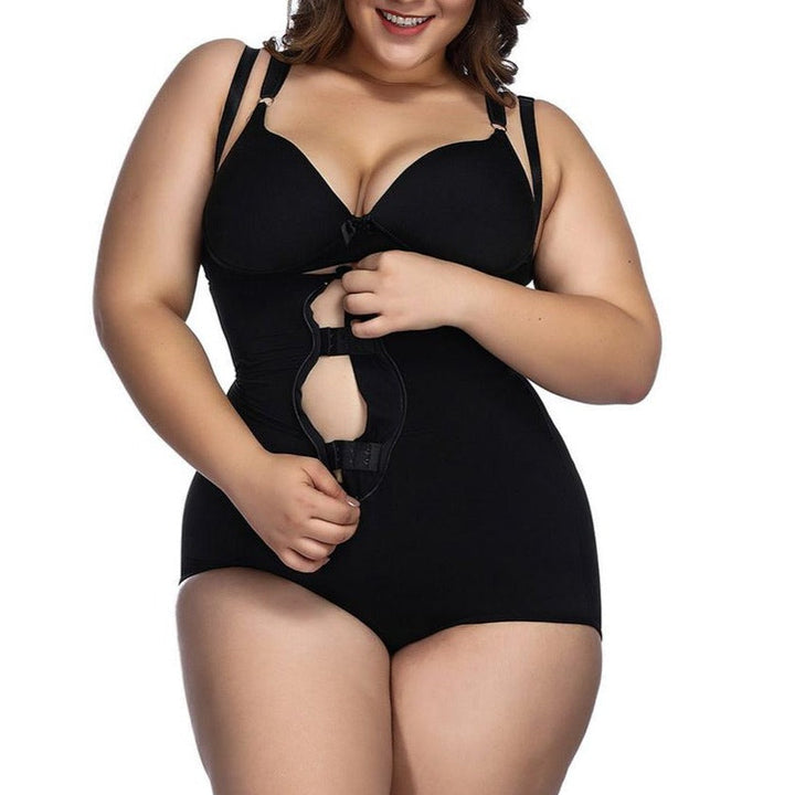 Biancheria modellante con zip taglie forti