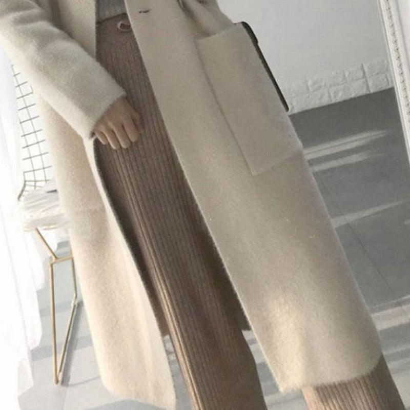 Pantaloni denim comodi a costine con laccetti