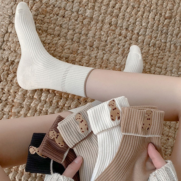 Calzini da donna con orsetto