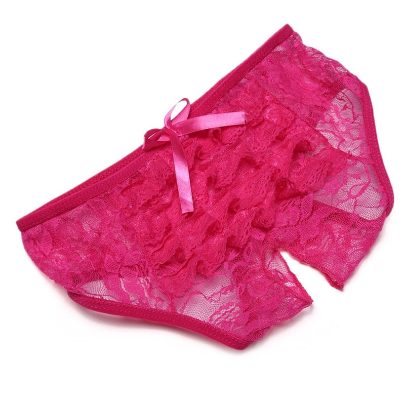 Mutandine in pizzo con cutout