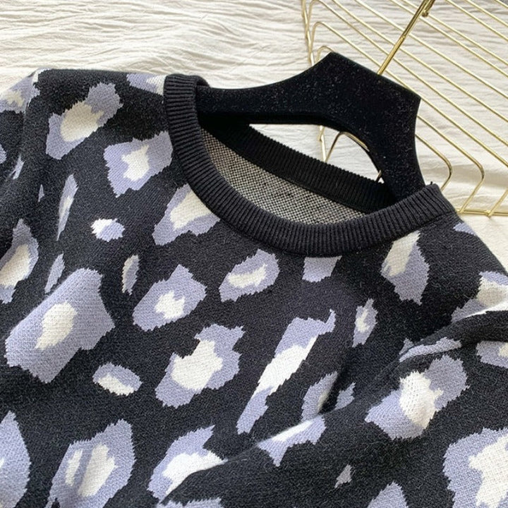 Completo intimo caldo fantasia leopardata