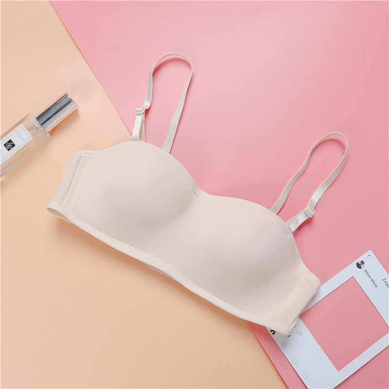 Reggiseno liscio senza spalline