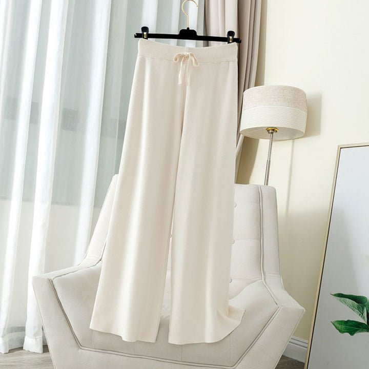 Pantaloni in jersey ampi con gamba dritta