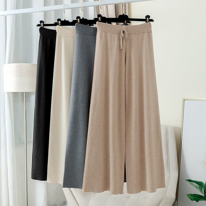 Pantaloni in jersey ampi con gamba dritta