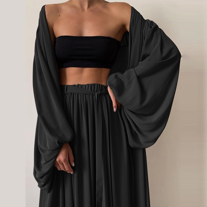 Completo abbigliamento casa 3 pezzi