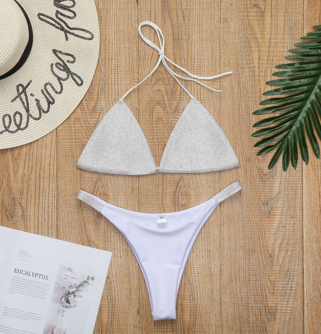 Costume da bagno 2 pezzi luccicante