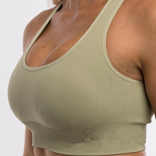Reggiseno sportivo con schiena scoperta
