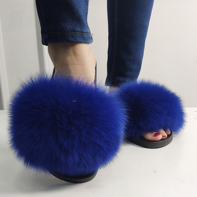 Pantofole da donna in morbida peluche