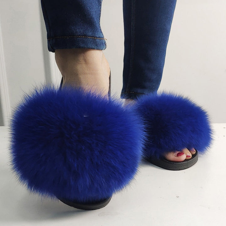 Pantofole da donna in morbida peluche