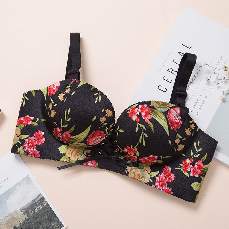 Reggiseno push-up con stampa
