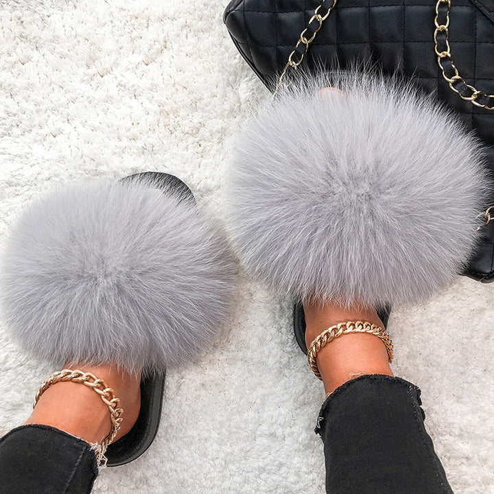 Pantofole da donna in morbida peluche