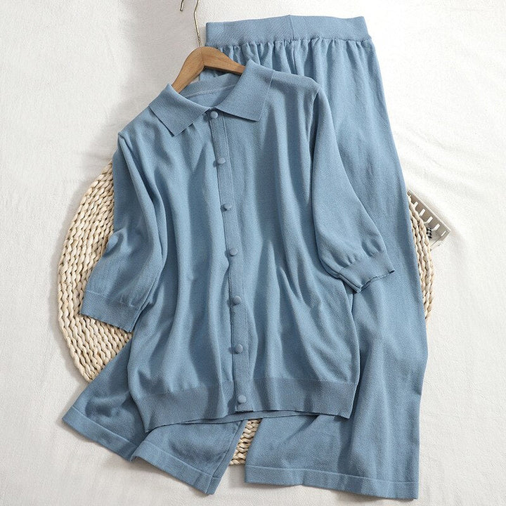 Completo abbigliamento casa comodo con maglietta