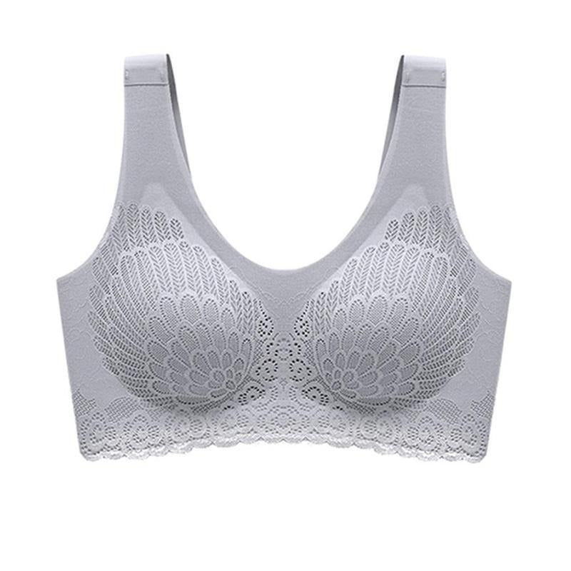 Reggiseno senza cuciture con goffratura decorativa
