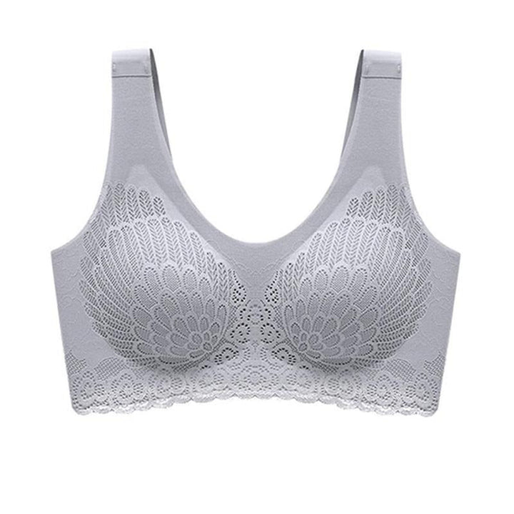 Reggiseno senza cuciture con goffratura decorativa