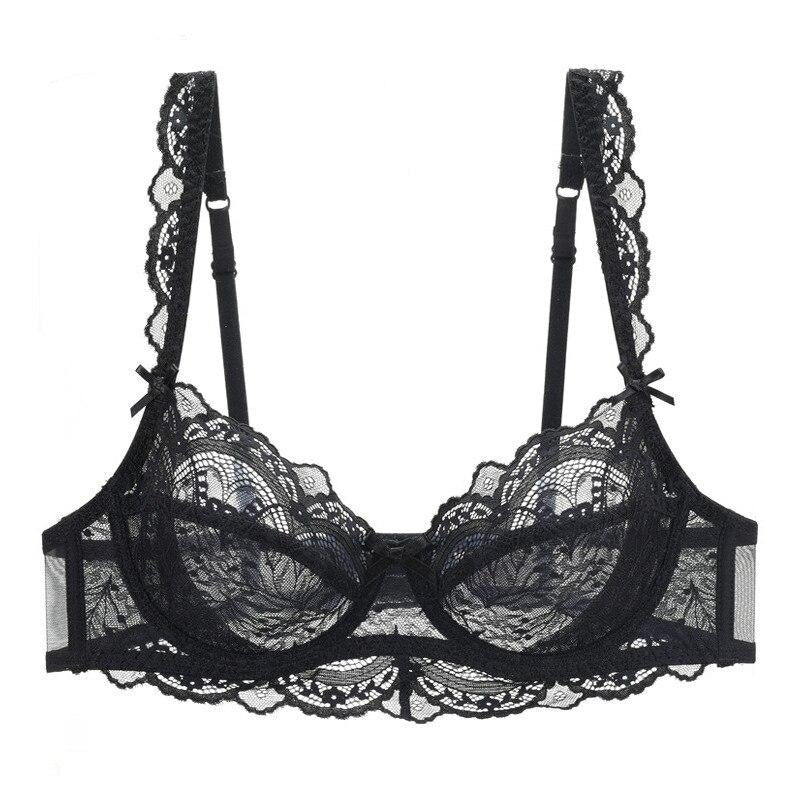 Reggiseno in pizzo con volant