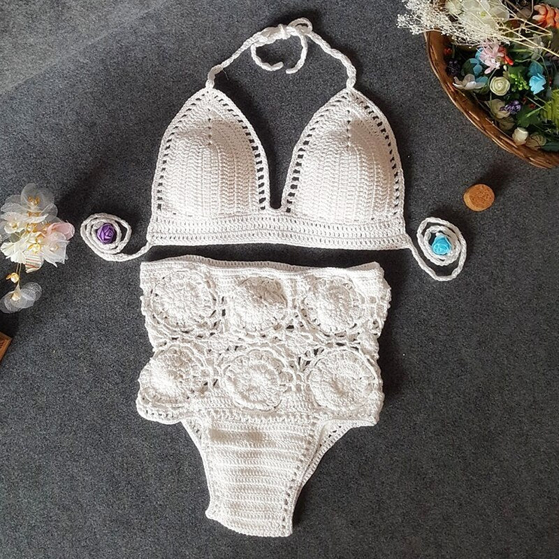 Costume da bagno ricamato