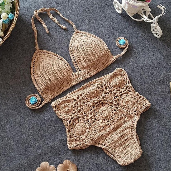 Costume da bagno ricamato