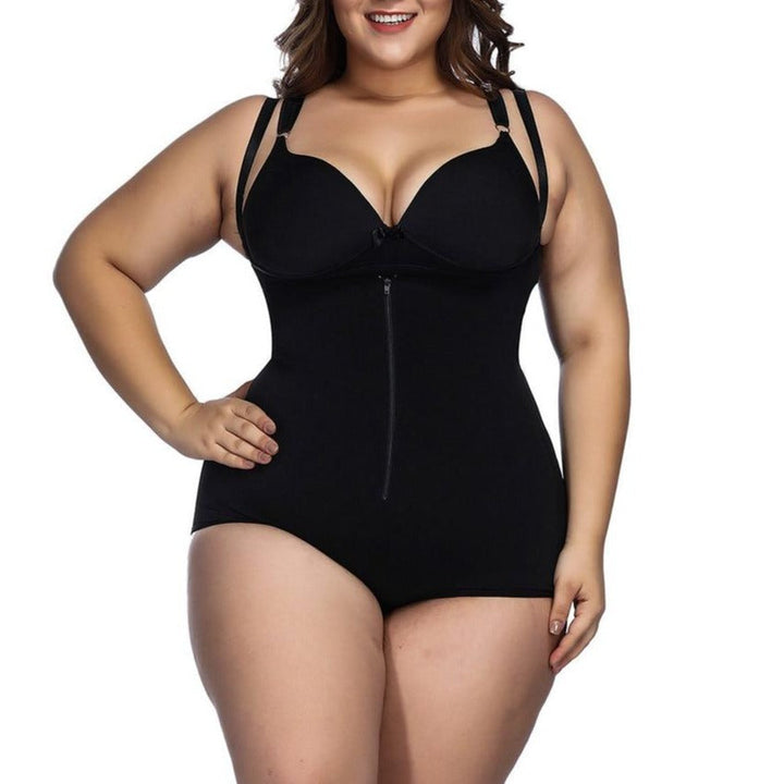 Biancheria modellante con zip taglie forti