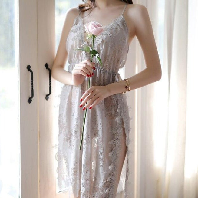 Camicia da notte con schiena scoperta