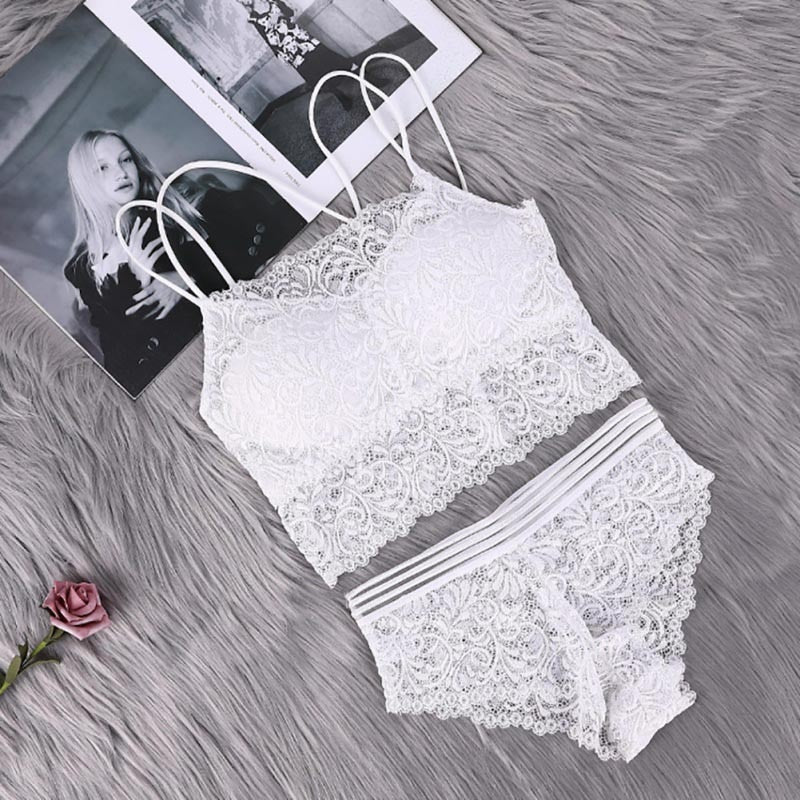 Set in pizzo con top