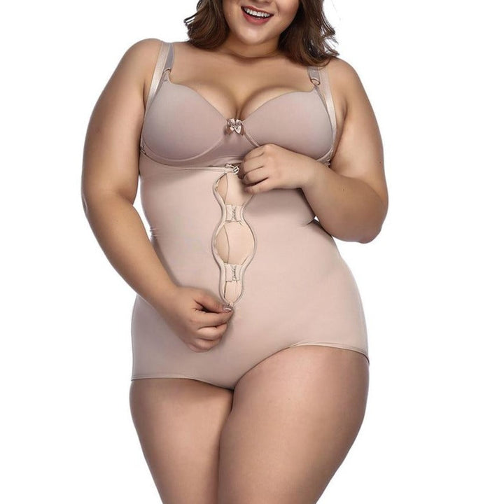 Biancheria modellante con zip taglie forti