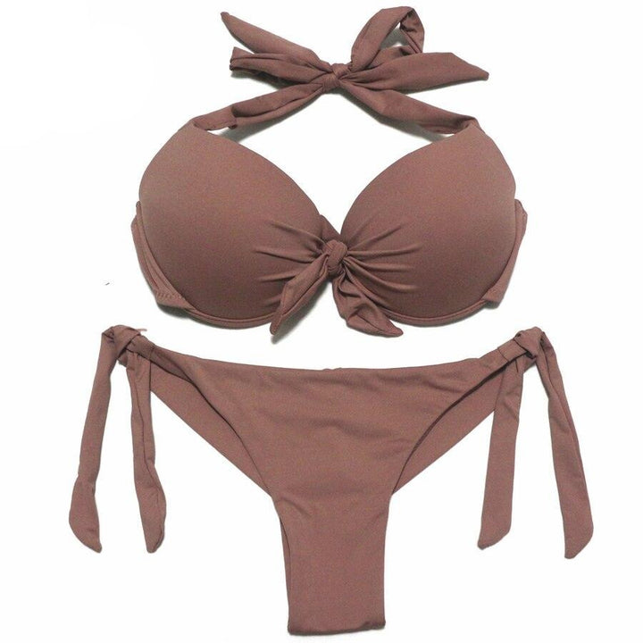 Costume da bagno 2 pezzi con laccetti
