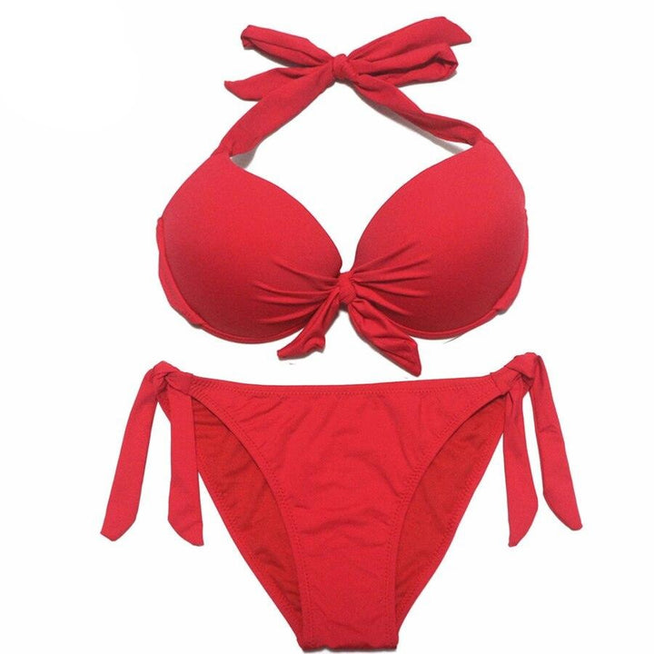 Costume da bagno 2 pezzi con laccetti