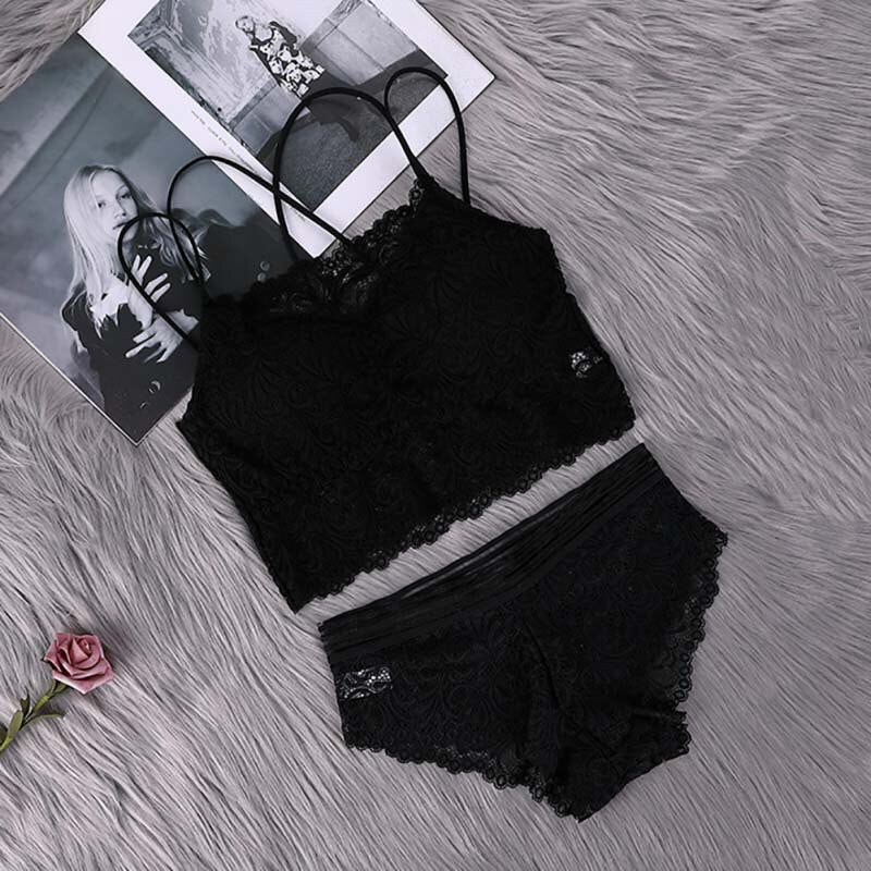 Set in pizzo con top