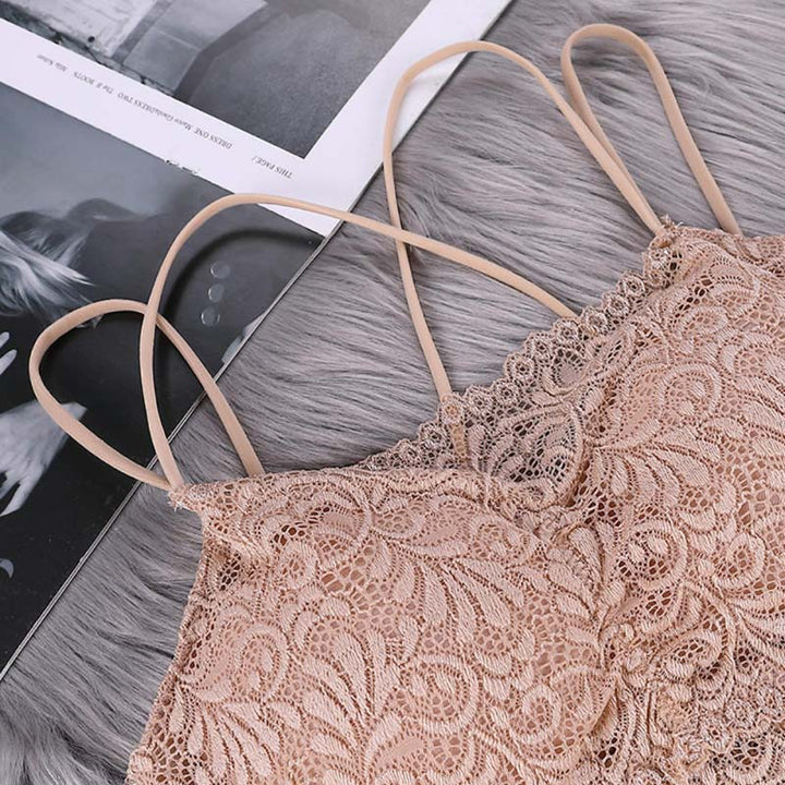 Set in pizzo con top
