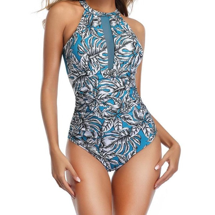 Costume da bagno intero in rete