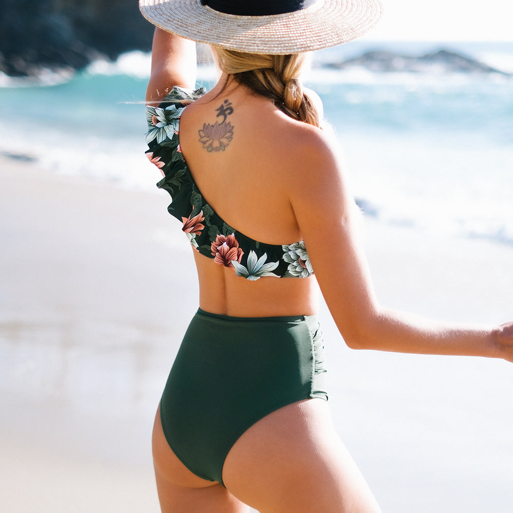 Costume da bagno 2 pezzi monospalla