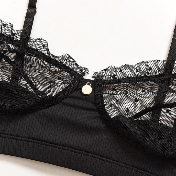 Completo intimo trasparente