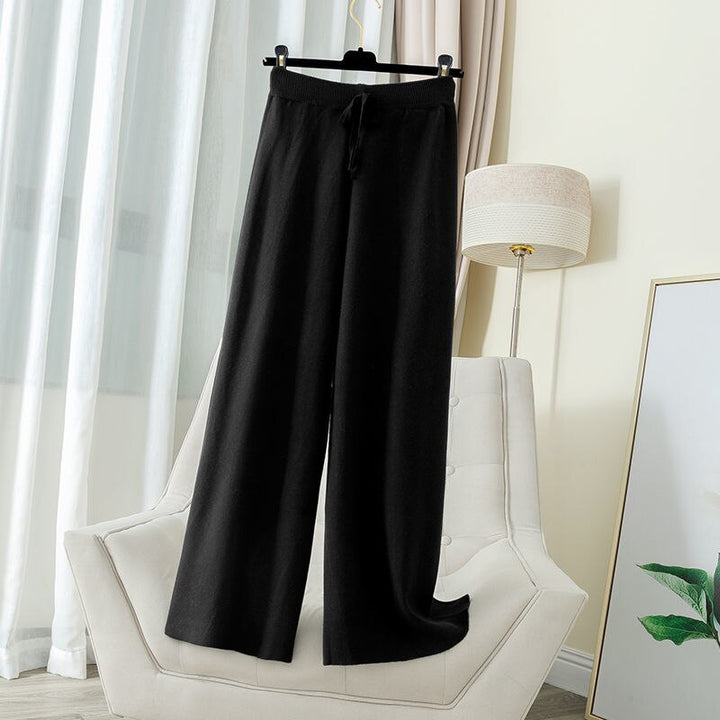 Pantaloni in jersey ampi con gamba dritta