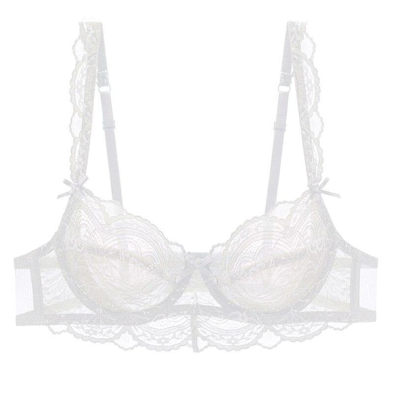 Reggiseno in pizzo con volant