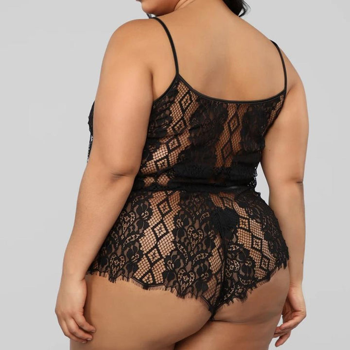 Completo intimo in pizzo taglie forti