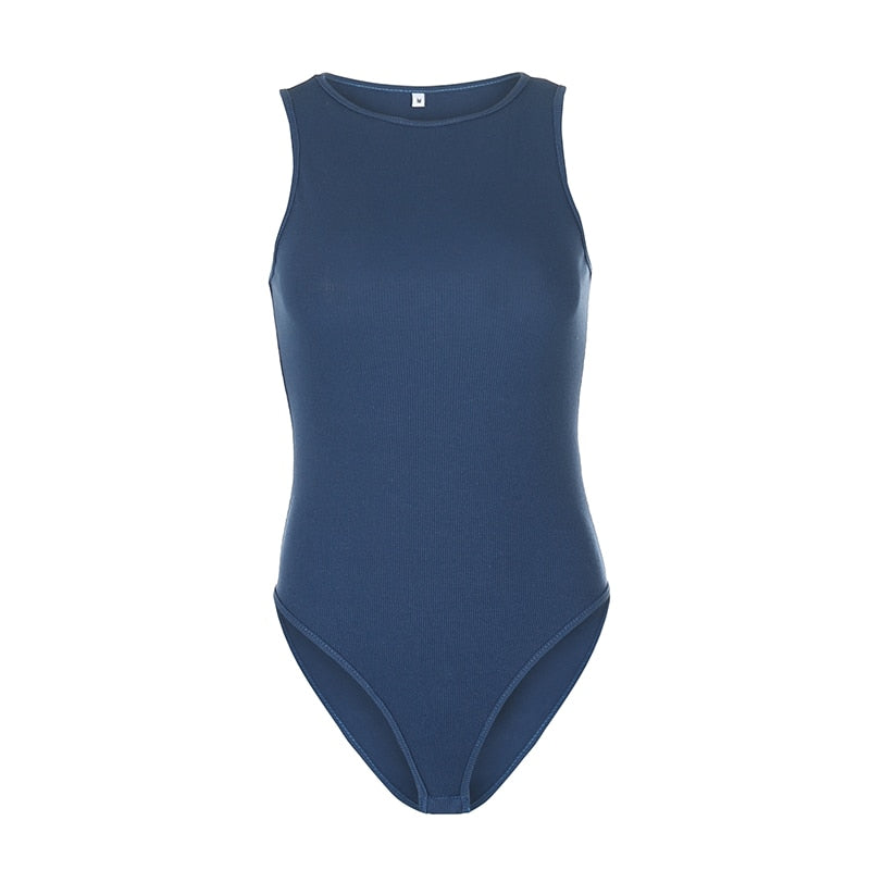 Body in maglia senza maniche