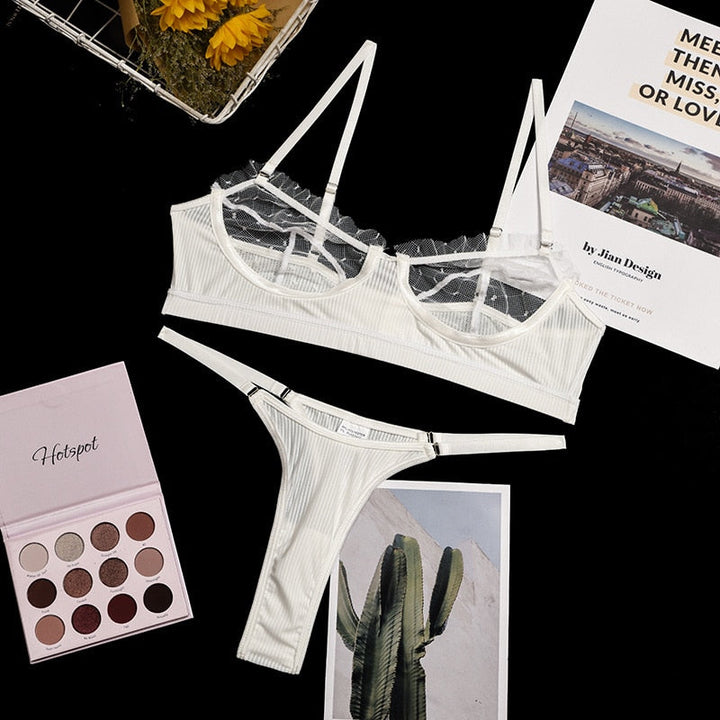 Completo intimo trasparente
