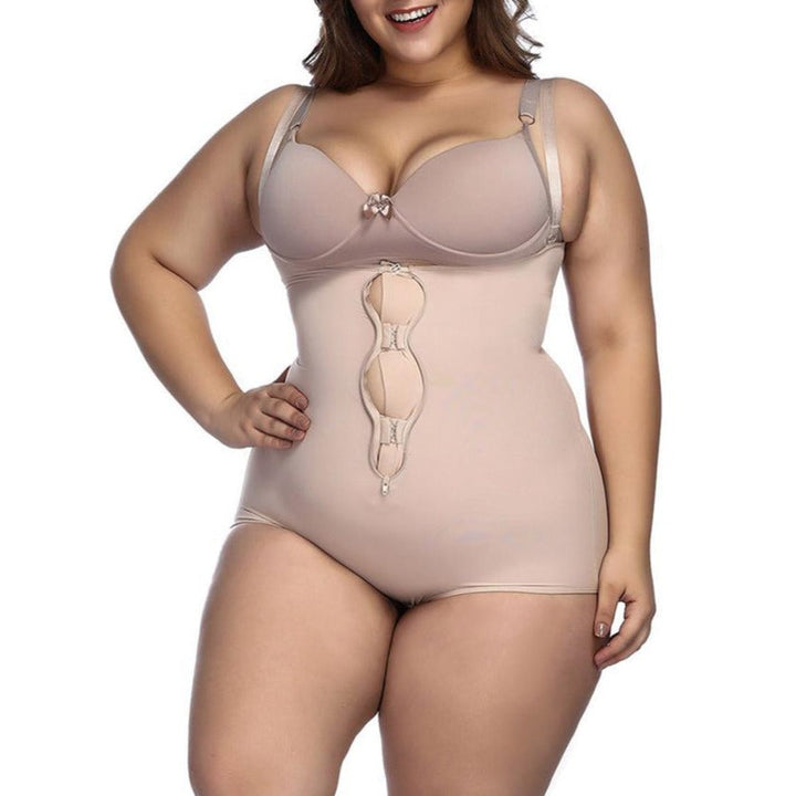 Biancheria modellante con zip taglie forti