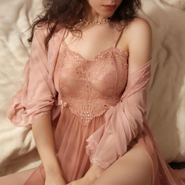 Camicia da notte con vestaglia