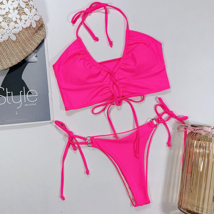 Costume da bagno 2 pezzi con laccetti