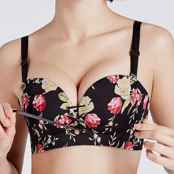 Reggiseno push-up con stampa
