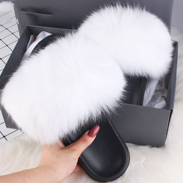 Pantofole da donna in morbida peluche