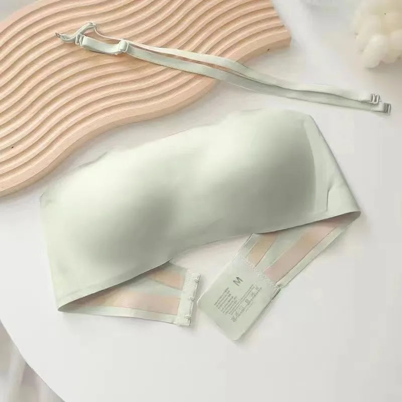 Reggiseno push up a tubo senza cuciture